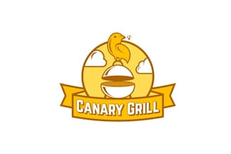 design classy canary grill logo