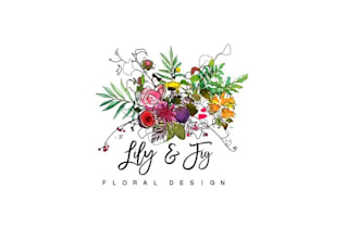 make a premium floral logo design with unlimited revision