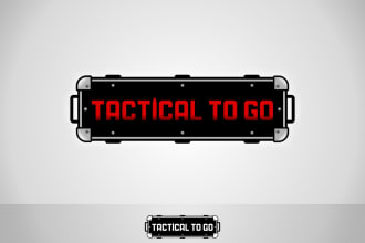 make an amazing and bold military tactical logo