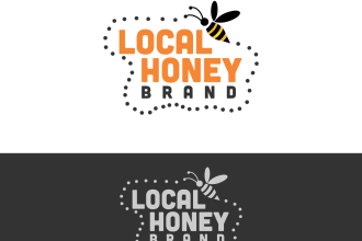 create an awesome honey labels logo for your brad