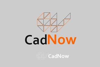 design an elegant excellent auto cad drafting company logo