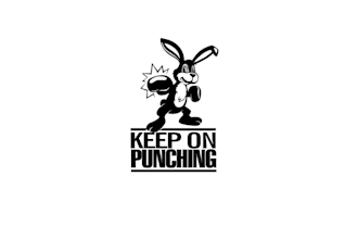 design awesome boxing hare logo