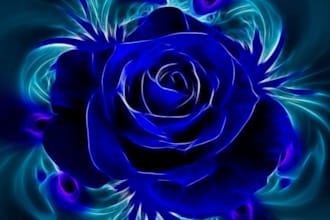 design creative rose logo in 24hours