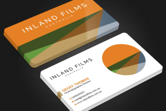 make unique film and TV production company business card