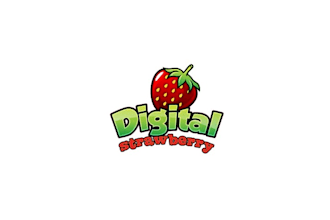 design nutrition beneficial strawberry logo for you