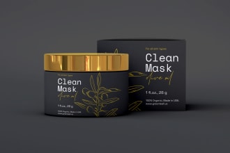 do cosmetic labels, skincare, product packaging design