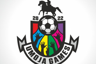 make an awesome soccer, basketball, or football, logo design