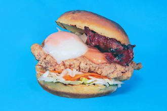 draw a illustration of food pop art