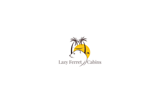 do wonderful extraordinary lazy ferret cabins logo