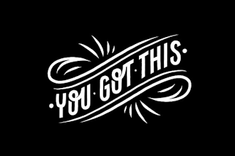 design professional typography and calligraphy logo