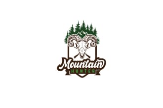 provide a fishing, hunting, mountain, and climbing logo
