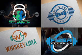 do sports, fitness, gym, health, and athletic clothing logo design