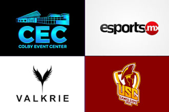 make custom sport logo for club, league and event design