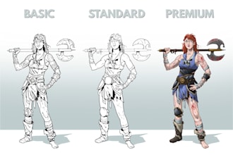 design your comic or fantasy character