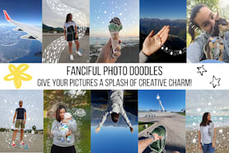 turn usual photos into lively vivid illustrations by creative doodling