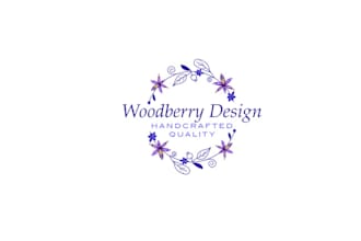 do endearing captivating woodberry design logo