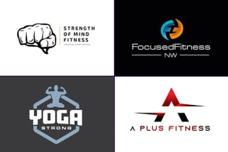 design gym health and fitness workout and sports logo