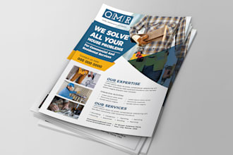 make modern high resolution flyer design