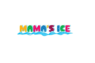 playful shaved ice business logo