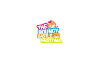 design superior conventional bouncy castle festival logo