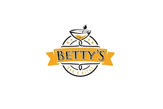 vintage food truck serving craft cocktails logo