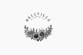 create a brilliant professional floral logo for your company