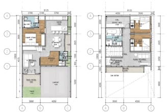 render illustrator of community broad map, site plan, campground