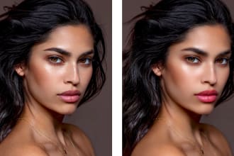 do photo retouching ,editing portraits, headshot and image editing