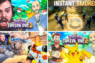 make gaming thumbnail for youtube