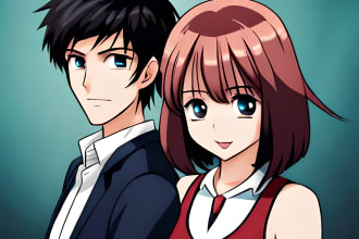 draw anime character fan art, oc, and manga