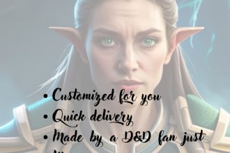 make art of your dnd character with ia