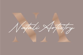 create a feminine natural beauty spa wellness logo