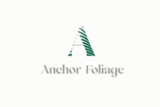 design world class pictures tropical plant logo