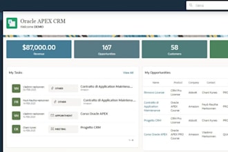 develop oracle apex application