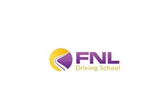 design acknowledged and trusted driving school logo