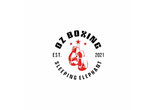boxing coach branding logo