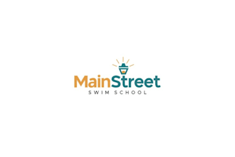 design very clear swim school logo