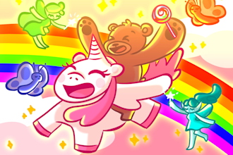 draw cute illustrations for your children book fairytale