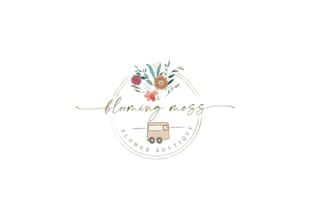 design fantastically structured floral boutique logo