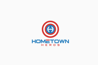 design extraordinary loveliness hometown heroes logo