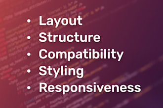 fix your website errors and update the content you need