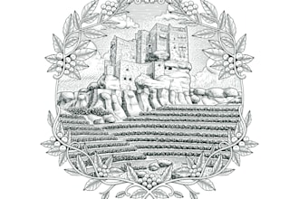 create vintage logo in engraving