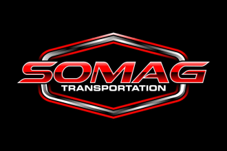 create a transport, logistics, and trucking logo