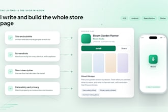 publish your app to the app store and google play, plus updates and app care