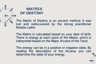 do a detailed destiny matrix analysis with recommendations