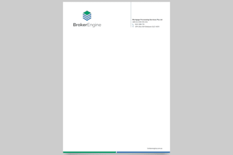 do amazing modern stationery letterhead design for you