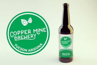 provide a bold, modern, craft brewery logo