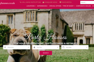 party rental website car rental website photobooth website luxury rental website