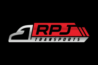do a logistics transport and trucking logo design