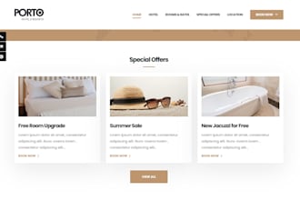 create a website for your restaurant, hotel or bar business